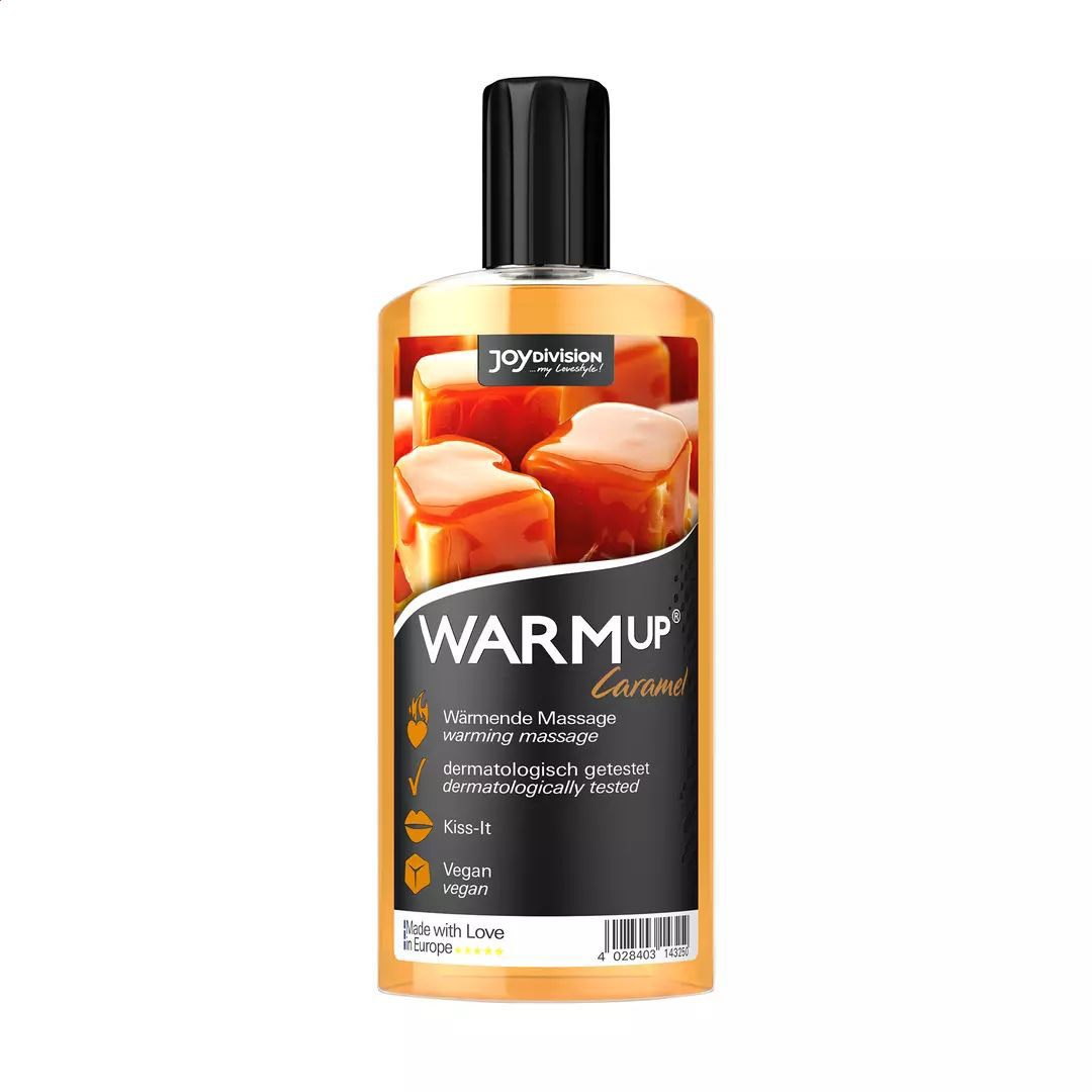 Олія для масажу JoyDivision Warm Up Warming Massage Liquid, Caramel, 150 мл